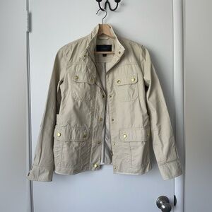 J. Crew Khaki Utility Jacket XS EUC